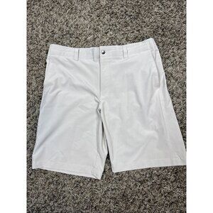 Callaway Golf Shorts Men 36 Gray Performance Stretch Flat Front 9”